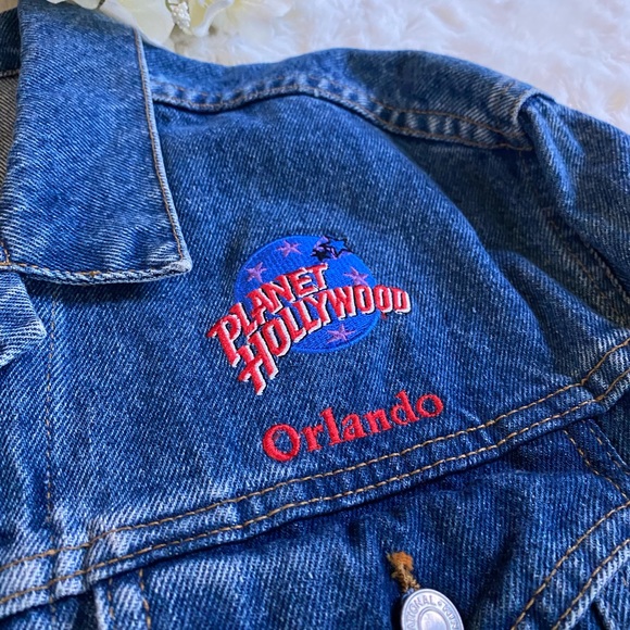 Planet Hollywood Orlando Denim Jean Jacket - Picture 4 of 7